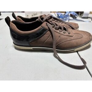 Kennth Cole Men's DOWN THE HATCH LOW-TOP SNEAKER Brown Black‎ Sz 9.5